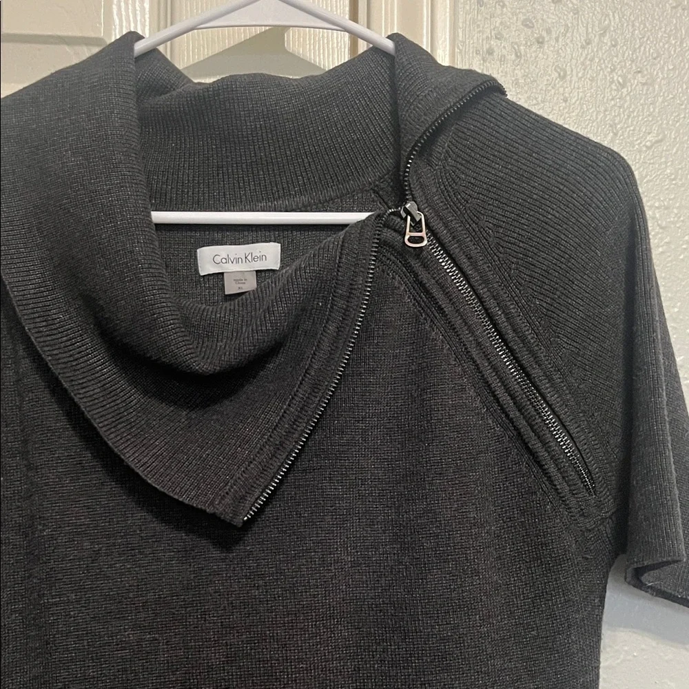 Calvin Klein Charcoal Mini Dress - Picture 3 of 6